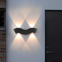 New Waterproof wall lamp outside Courtyard Balcony up down light