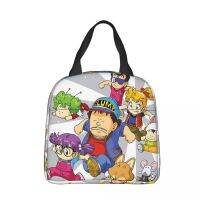 ❉ Dr Slump Arale Lunch Bag box Children Aluminum Bag Foil Portable Lunchbox