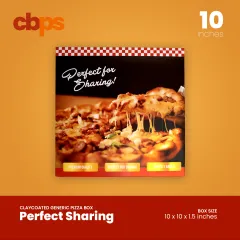 ORANGE DELICIOUS - generic printed pizza box