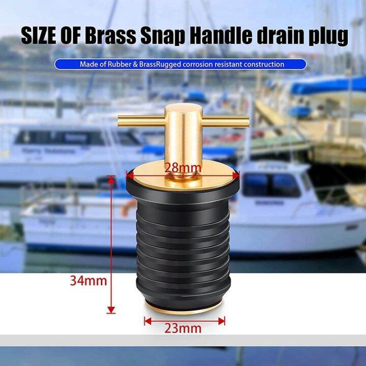 2-pcs-t-handle-drain-plug-twist-turn-marine-boat-drain-plugs-rubber-plugs-with-brass-handle-boat-marine-accessories