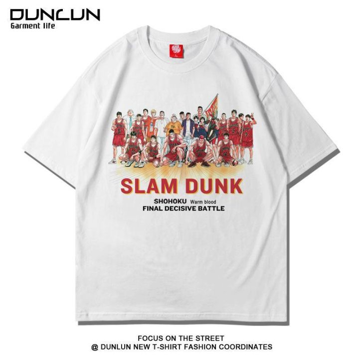 ข้อเสนอพิเศษ-tshirt-เสื้อยืดแขนสั้น-พิมพ์ลายอนิเมะ-slamdunk-flow-chuan-maple-slam-dunk-สไตล์ญี่ปุ่น-สําหรับผู้ชาย-12-2-s-5xl-s-5xl