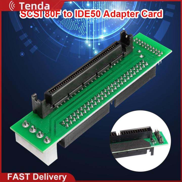 SCSI80F IDE50 SCSI SCA 80 Pin to 50 Pin IDE Converter Card Hard Drive