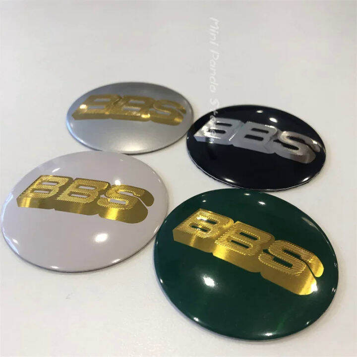 4PCS 56mm BBS Wheel Center Caps Emblems Car Cap Logo Badge Sticker Auto ...