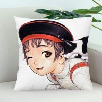 (All in stock, double-sided printing)    Murata pillowcase, pillowcase, office decoration, family bedroom pillowcase, square zipper, soft satin surface   (Free personalized design, please contact the seller if needed)