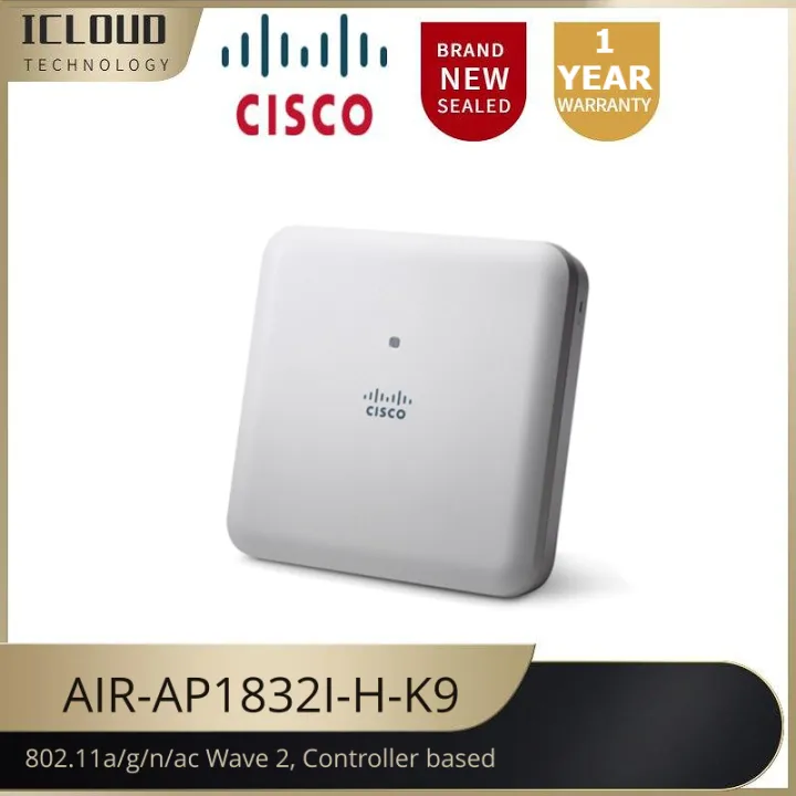 Cisco AIR-AP1832I-H-K9 802.11a/g/n/ac Wave 2, Controller based, 3 x 3 ...