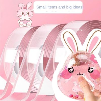 ✵✶ Blowable Nano Tape Bubble Multipurpose Tapes Reusable Nontoxic Transparent Kid DIY Toy Double-sided Adhesive Tape Home Appliance
