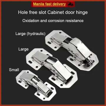 2PCS Brackets 90 ° Self-Locking Folding Hinges Hole-free Table Legs with  Screws