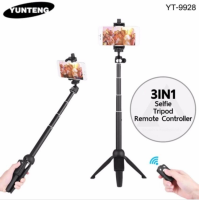 ขาตั้งกล้อง YUNTENG รุ่น YT-9928 3IN1 ขาตั้งกล้องพร้อมไม้เซลฟี่ และ รีโมทชัตเตอร์ ของแท้ 100% คุณภาพสินค้าดี ใช้งานได้นาน ไม่หักเสียง่าย