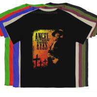 Mens T-Shirt Angel Eyes Classic Vintage Pure Cotton Tee Shirt Men T Shirts The Good The Bad and The Ugly Film T-shirts