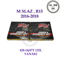 ชุดโซ่สเตอร์ M SLAZ , R15 2016-2018 (TANAKI)