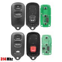 RVXYO อะไหล่รถยนต์และอุปกรณ์เสริม ทนทาน 314MHz ครับ 3ปุ่ม Keyless กุญแจรีโมท กุญแจรีโมทรถยนต์