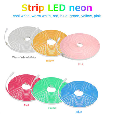 New LED Strip Light Silicone Linear 12V 2835 Waterproof Highlight Flex Neon Light Stage Modeling Lights For Outdoor Decoration