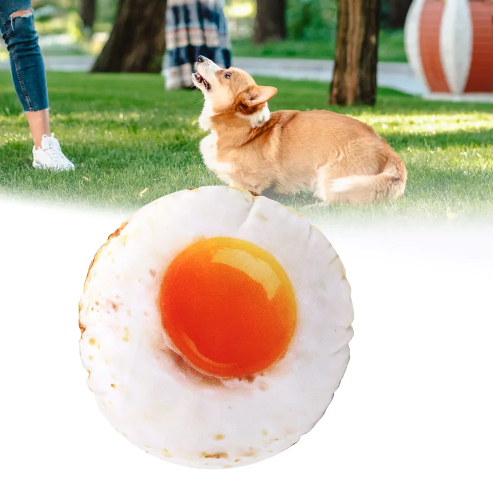 Fried egg outlet dog toy