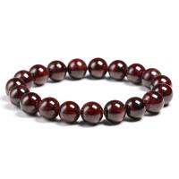 Braccialetti Di Granato Natura Naturale Rosso Vino Donna Gielleria Raffinata สร้อยข้อมือยืดหยุ่น