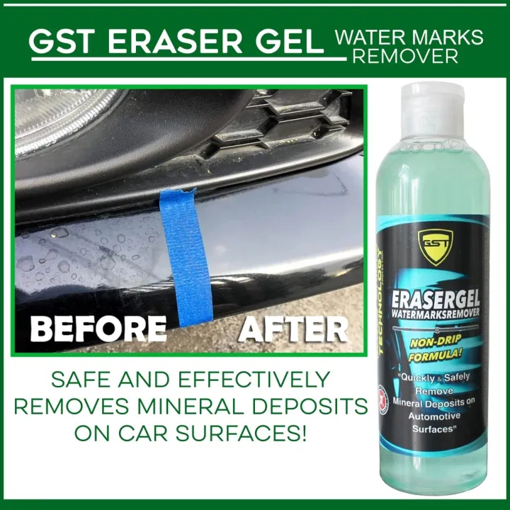 GST Eraser Gel Acid Rain And Watermarks Remover For Car Paint Chrome And Plastic Safe In Coated