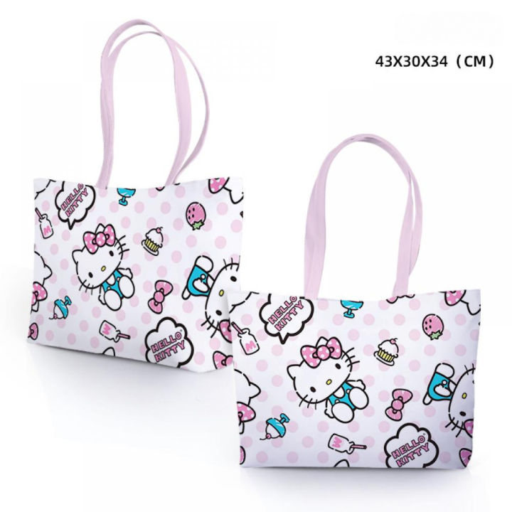 anime-hello-s-กระเป๋าถือ-sanrio-kawaii-การ์ตูนน่ารัก-anime-tote-storage-กระเป๋าญี่ปุ่นความจุสูงช้อปปิ้งผู้หญิงวันเกิด-gif-tt