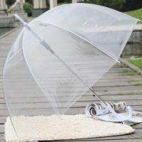 Fashion Transparent Clear Bubble Dome Shape Umbrella Outdoor Windproof Umbrellas Princess Weeding Decoration