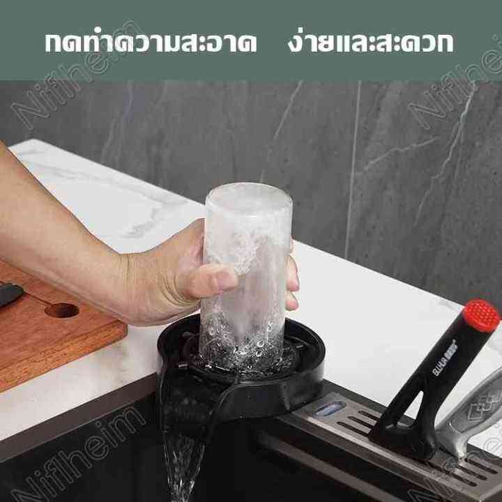 อ่างล้างจาน-ซิงค์ล้างจาน-อ่างล้างจานพร้อมที่วางมีด-kitchen-sink-ซิ้งล้างจาน-ซิงค์ล้างจาน-อ่างล้างจานสแตนเลส-80-46ซม