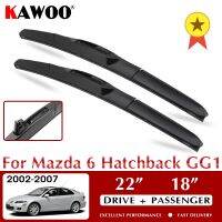 KAWOO Wiper Car Wiper Blade 22 quot; 18 quot; For Mazda 6 Hatchback GG1 2002 2007 Windshield Windscreen Front Window Accessories LHD RHD