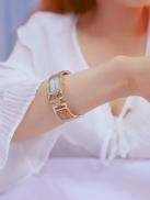 hot trentĐồng hồ lắc tay nữ BS bee sister dây đính đá cao cấp