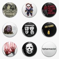 【CC】 Psycho Talking Heads Punk Concert Poster The Soft Pin Customizable Metal Brooch Jewelry Badge Hat