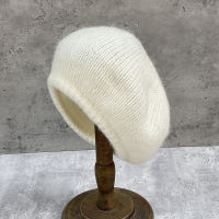 ? Beautiful Wool Knitted Beret Womens Autumn And Winter Korean Style Fashionable Plush Internet Influencer Yarn Hat