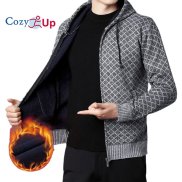 Cozy Up Men s Casual Open Front Long Sleeve Knit Cardigan Sweater Warm
