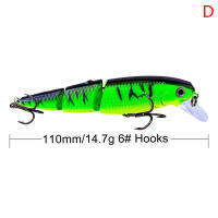 Laogeliang 110mm14.7g Fishing lures minnow คุณภาพจิตรกรรม Professional Action baits Hook