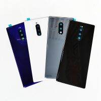 【☸2023 New☸】 jiejiu65879742 ฝาหลัง Xperia1สำหรับ Sony Xperia 1 /Xperia Xz4ประตูที่อยู่อาศัยซ่อมโทรศัพท์แทนที่เคสด้านหลังเลนส์กล้องถ่ายรูปโลโก้