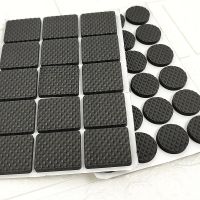 ✙✱✓ Furniture Leg Feet Rug Felt Pads Anti Slip Mat Bumper Damper For Chair Table Protector Hardware 1-24pcs Thickening Self Adhesive