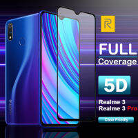 กระจกนิรภัยสำหรับ Realme OPPO 3โปรจอปกป้องคลุมทั้งหมดฟิล์มแก้ว9ชั่วโมงสำหรับ OPPO Realme ฟิล์มเคสโทรศัพท์แบบกระจก3