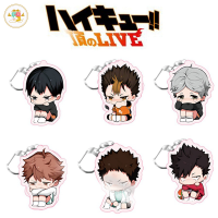 พวงกุญแจ อะคริลิค 2 ด้าน ไฮคิว คู่ตบฟ้าประทาน โทบิโอะ ฮินาตะ keychain haikyu ของสะสม ของเล่น ของเล่นถูกๆ ของเล่นเด็ก ??