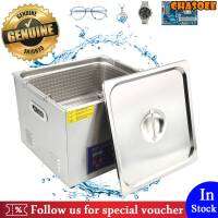 Ultrasonic Cleaner 15L Digital Ultra Sonic Tank Bath Cleaning Heater Timer PS‑60A