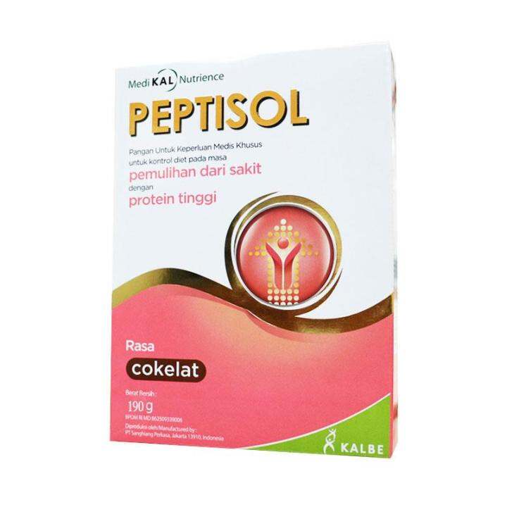Peptisol Rasa Coklat 190gram - Susu Protein Tinggi | Lazada Indonesia