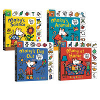 Original English maisy S first words book collection mouse Bobo encyclopedia Word Book 4 volumes cardboard maisy S animals / home / Science / day out