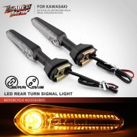 สัญญาณไฟเลี้ยวด้านหลัง LED สำหรับ KAWASAKI ER6N ER6F NINJA 400 650 300 1000/SX Z1000SX ZX6R ZX10R ไฟเลี้ยวมอเตอร์ไซด์ไฟกระพริบ