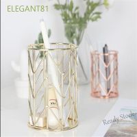 【Ready Stock】 ㍿✼❏ C13 ELEGANT81 Durable Pencil Pot Holder Decor Container Organizer Pen Holders Desk Accessories Creative Rose Gold Stationery Makeup Brush Holder/Multicolor