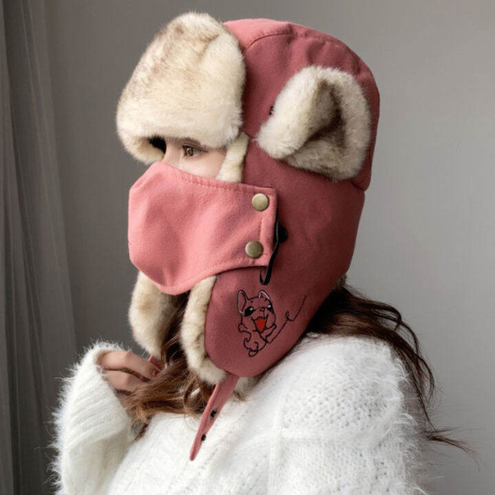 ht2876-russian-hat-thick-warm-women-winter-hat-ladies-earflap-trapper-snow-ski-cap-female-mask-ushanka-fur-hat-women-bomber-hat