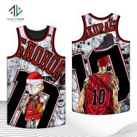 Slamdunk High School Basketbal Full Sublimation Jersey Shohoku/Ryonan Jersey (TOP)