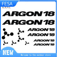 อาร์กอน18สำหรับการขี่จักรยานเสือภูเขาถนนสติกเกอร์โครงรถจักรยานแข่งรถตกแต่งจักรยานสะท้อนแสงฟิล์มป้องกันแบบทำมือไวนิล
