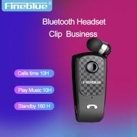 [ใหม่2023] Fineblue บลูทูธ F PLUS หูฟังแบบหนีบไร้สายขนาดเล็กหูฟัง V5.0บลูทูธหูฟังแฮนด์ฟรีเวลาโทร10ชั่วโมงมาหูฟัง