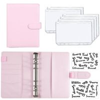 2022 A6 PU หนัง Budget Binder Notebook เงินสดซองระบบชุด Binder กระเป๋าเงิน Budget Saving Bill Organizer-ttlg4809