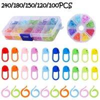 1Set Plastic Knitting Crochet Markers Locking Needle Clip Sewing Accessories for Weaving Tools