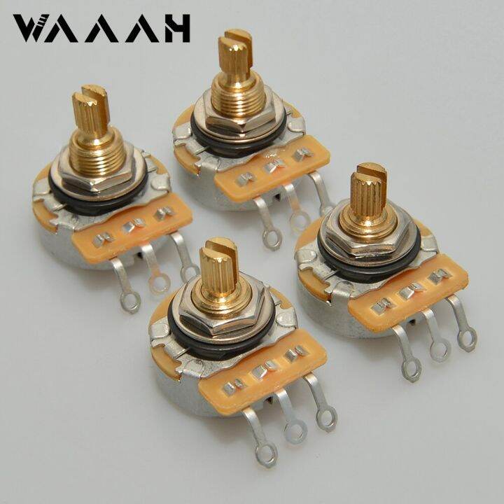 2/3 Pieces CTS Brass Shaft Guitar Pots 450G 250K/500K Tone Volume
