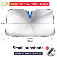 Durable Car Front Sunshade Retractable Folding Heat Insulation Car Sunshade 1pcs Car Front Windshield Sunshade Car Supplies