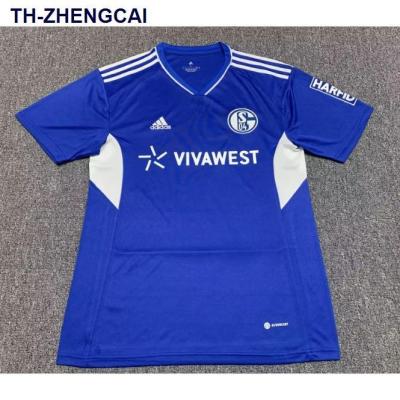 Top-quality▬▥ Thailand Quality 2022 2023 Schalke 04 soccer jersey home maillot de foot
