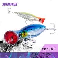 1pcs Big Popper 12 ซม.42g Wobbler Fishing Lure Crankbait น้ำเหยื่อ Long Shot ตกปลาเหยื่อ PIKE BASS ว่ายน้ำ Lure-Luqiande