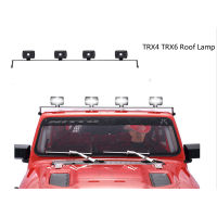 DJC 110 TRX4 Roof Square Lamp Kit Spotlight Headlight LED Light Bar For TRAXXAS TRX-4 TRX6 AXIAL SCX10 JEEP Wrangler Crawler