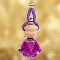 【cw】 Polyhedron Car Perfume Bottle Pendant Car Perfume Essential Oil to Remove Odor Car Suspension Single Bottle !