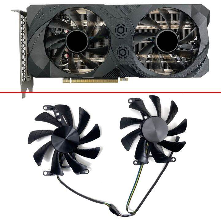 85MM 4PIN Cooling Fan AMD RTX3060 RTX3060 TI GPU FAN For PNY GeForce